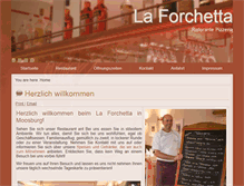 Tablet Screenshot of la-forchetta.com